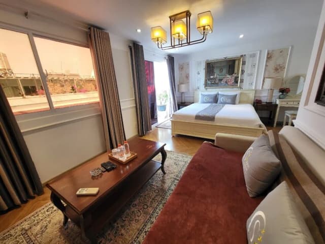 西貢夜晚豪華飯店-奢華開放式客房-4