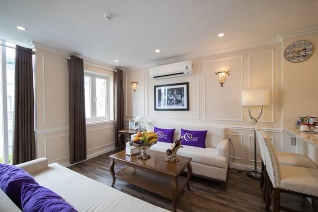 西貢夜晚豪華飯店-奢華開放式客房-12