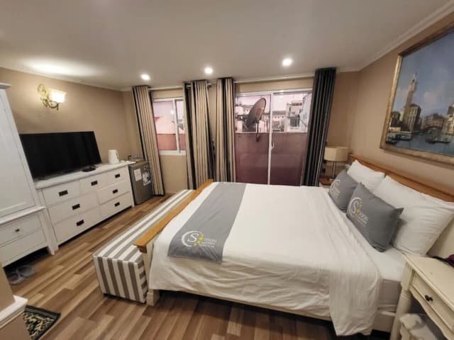 西貢夜晚豪華飯店-豪華客房, 陽台-3