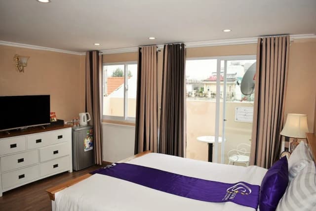 西貢夜晚豪華飯店-豪華客房, 陽台-7