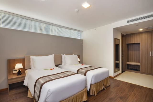 リブラ ホテル ニャチャン-Deluxe Double or Twin Room with No Window-2