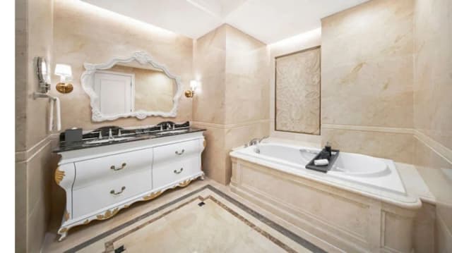 芽莊萬豪度假村及水療中心，Hon Tre 島-行政套房, 1 張特大雙人床, 海景 (Balcony)-2