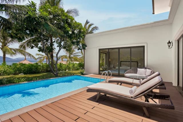 芽莊萬豪度假村及水療中心，Hon Tre 島-別墅, 3 間臥室, 海景 (Private Pool)-6