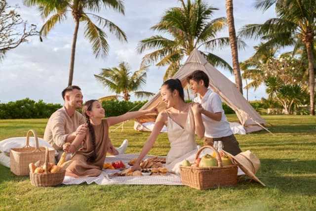 芽莊萬豪度假村及水療中心，Hon Tre 島-豪華客房, 2 張單人床, 花園景觀 (Balcony)-5