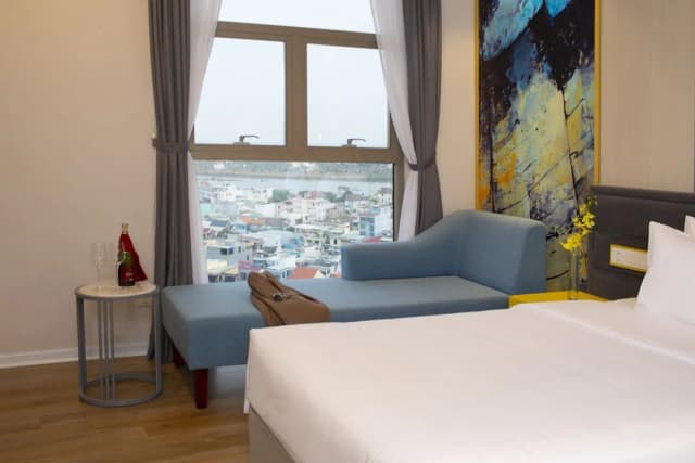 그랜드 시티뷰 다낭 호텔-디럭스 트윈룸, 시내 전망-9