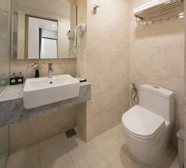 Hon Chong Retreat Hotel-Deluxe Double Room, Sea View-8