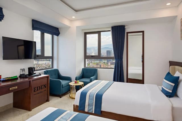 에덴 호텔-패밀리룸, 욕조, 해변 전망 (Ocean)-4