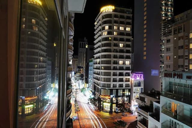 Golden Sea Hotel Nha Trang-Family Twin Room, 2 Queen Beds, City View-7