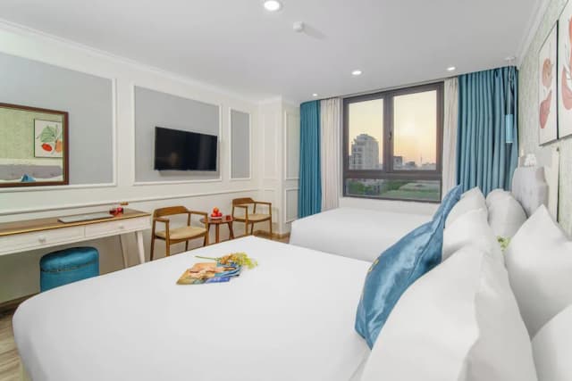 グランド シー ビュー ホテル & スパ-ファミリー ツインルーム バルコニー-1