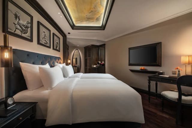 國王合奏 Spa 飯店-Deluxe double/twin room internal window-5