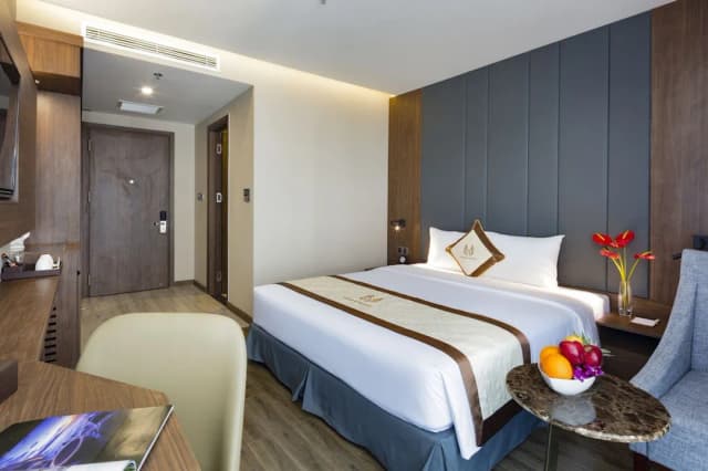 Vesna Hotel Nha Trang-华丽客房, 1 张大床, 海景-3