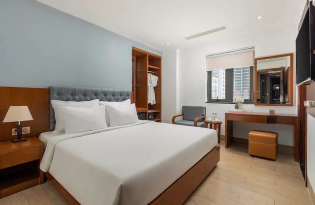 潘朵拉精品酒店-豪華雙人房, 部分海景-1