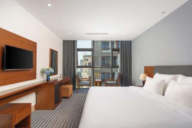 潘朵拉精品酒店-典雅雙床房, 部分海景-6