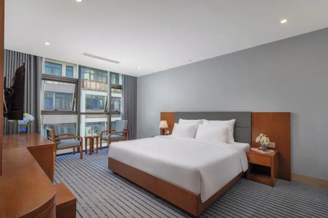 潘朵拉精品酒店-典雅雙床房, 部分海景-3