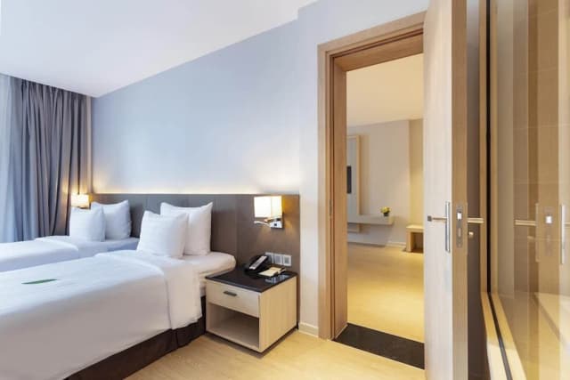 디쿠아 호텔-패밀리룸, 침실 2개, 금연, 시내 전망-1