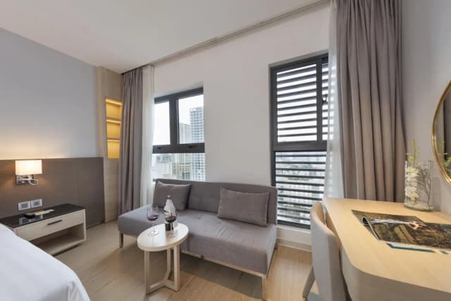 디쿠아 호텔-패밀리룸, 침실 2개, 금연, 시내 전망-4