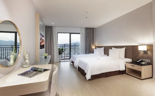 DQua Hotel = DQua 酒店-尊貴雙床房, 非吸煙房, 露台-3