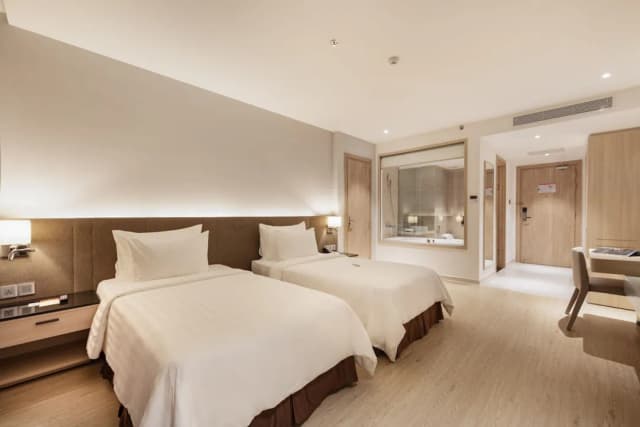 DQua Hotel = DQua 酒店-尊貴雙床房, 非吸煙房, 露台-1