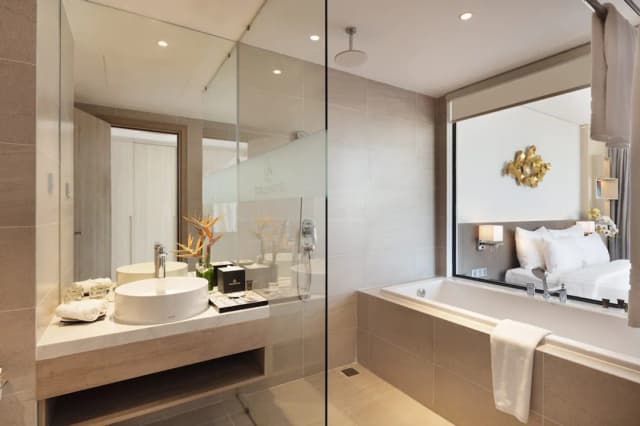 DQua Hotel = DQua 酒店-尊貴雙床房, 非吸煙房, 露台-5