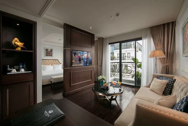 河內安納托爾飯店-套房, 陽台, 城市景觀-1