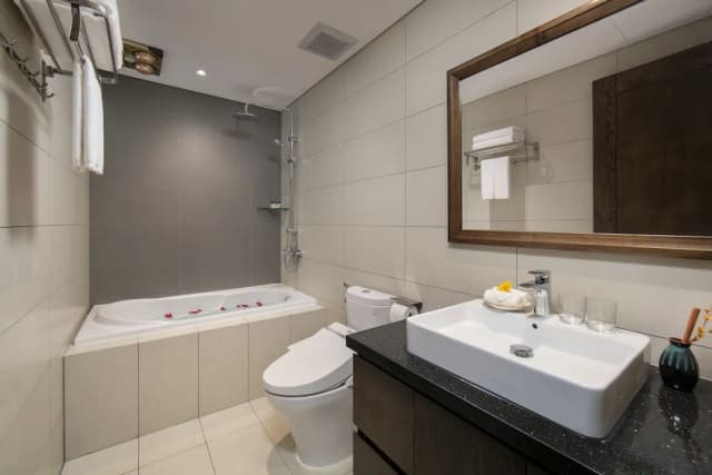 河內布魯姆酒店-高級開放式客房, 多張床, 非吸煙房, 小廚 (Twin)-10