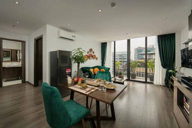 河內布魯姆酒店-普通套房, 1 間臥室, 浴缸, 城市景-13