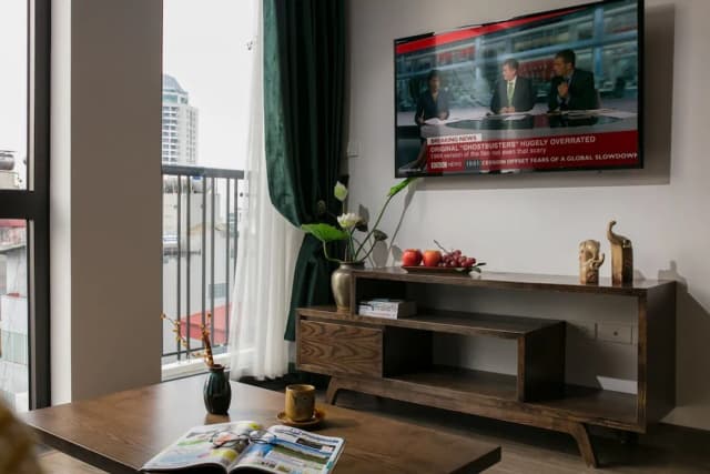 河內布魯姆酒店-普通套房, 1 間臥室, 浴缸, 城市景-9