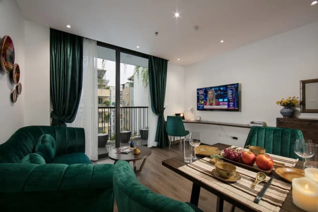 河內布魯姆酒店-普通套房, 1 間臥室, 浴缸, 城市景-5