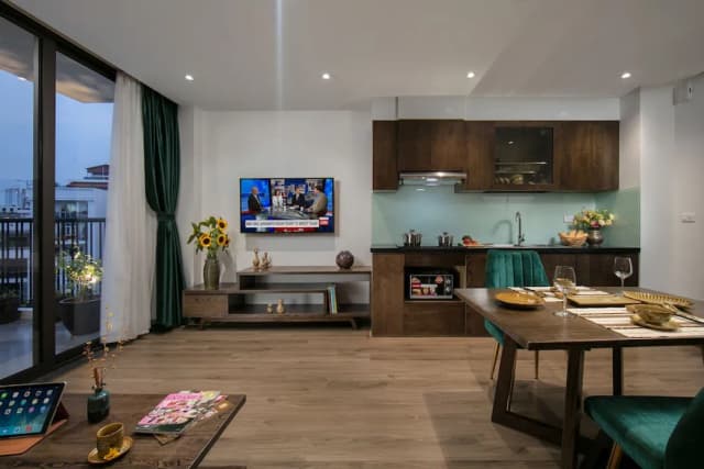 河內布魯姆酒店-家庭套房, 2 間臥室, 浴缸, 城市景-9