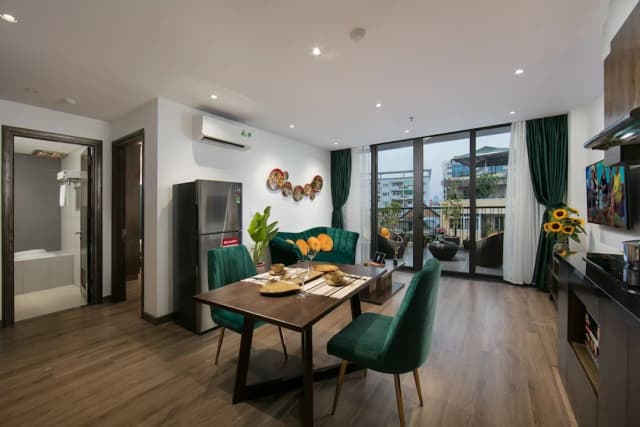 河內布魯姆酒店-家庭套房, 2 間臥室, 浴缸, 城市景-10