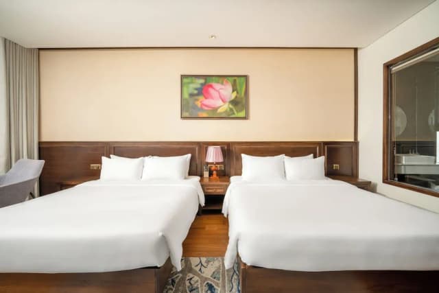 ゴールデンロータス ホテル ダナン-ファミリー ルーム バルコニー シービュー (Afternoon Tea Included)-2