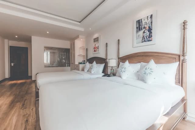 アラゴン シティ ホテル & スパ-スイート クイーンベッド 2 台 シティビュー (Elegant)-3