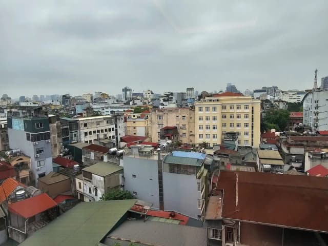 河內希爾頓花園酒店-客房, 1 張特大雙人床, 城市景-8