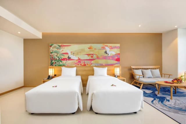 다낭 - 미카즈키 재패니즈 리조트 & 스파-디럭스룸, 바다 전망 (Onsen & Water Park Inclusive)-4