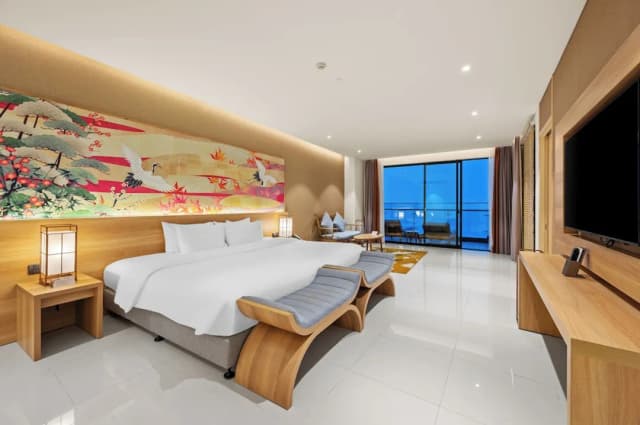 다낭 - 미카즈키 재패니즈 리조트 & 스파-프리미엄룸, 바다 전망 (Deluxe Onsen & Water Park Inclusive)-1