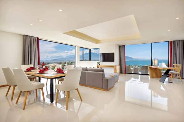 다낭 - 미카즈키 재패니즈 리조트 & 스파-이그제큐티브 스위트, 바다 전망 (Onsen & Water Park Inclusive)-5