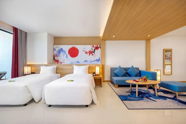 다낭 - 미카즈키 재패니즈 리조트 & 스파-패밀리룸, 바다 전망 (Premium Onsen & Water Park Inclusive,)-3