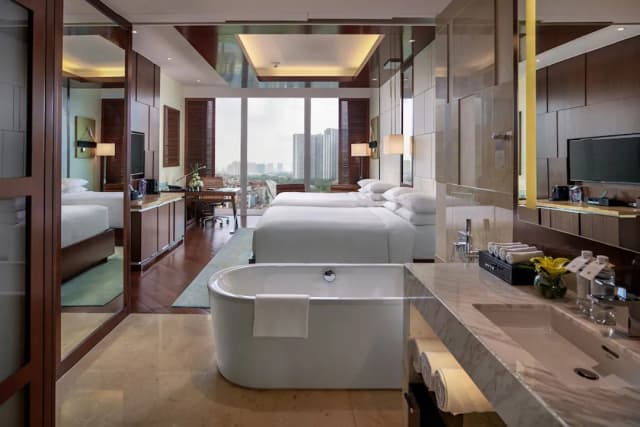 JW Marriott Hotel Hanoi-Deluxe Room, 2 Double Beds, Non Smoking, Lake View-2