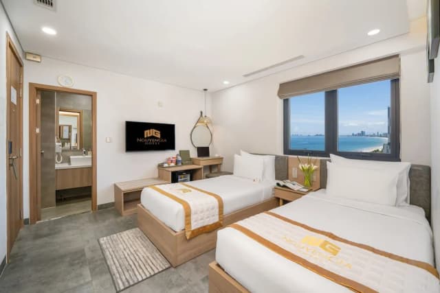 グエン ギア オテル-Family Room With Sea View-4