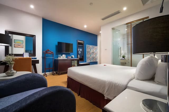 河內輝煌 SPA 飯店-行政雙人房, 非吸煙房, 城市景觀-6