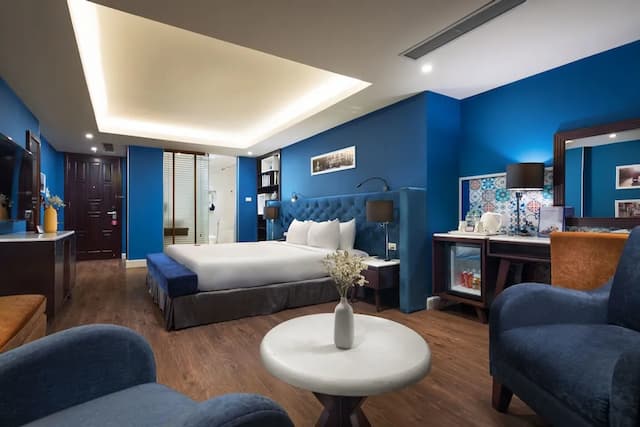 河內輝煌 SPA 飯店-皇家套房, 1 張特大雙人床, 城市景觀-2