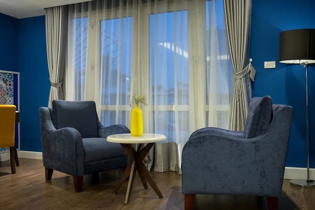 河內輝煌 SPA 飯店-皇家套房, 1 張特大雙人床, 城市景觀-9