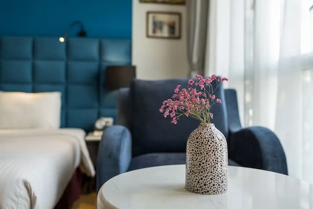 河內輝煌 SPA 飯店-行政雙床房, 非吸煙房, 城市景觀-6