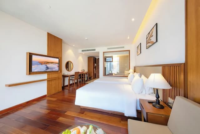 芽莊綠色海灘酒店-尊貴雙床房, 城市景-1