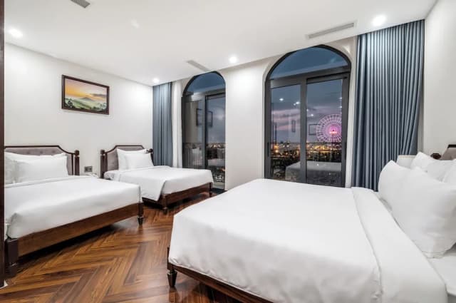 Florence Hotel-패밀리 스튜디오, 발코니, 시내 전망-5