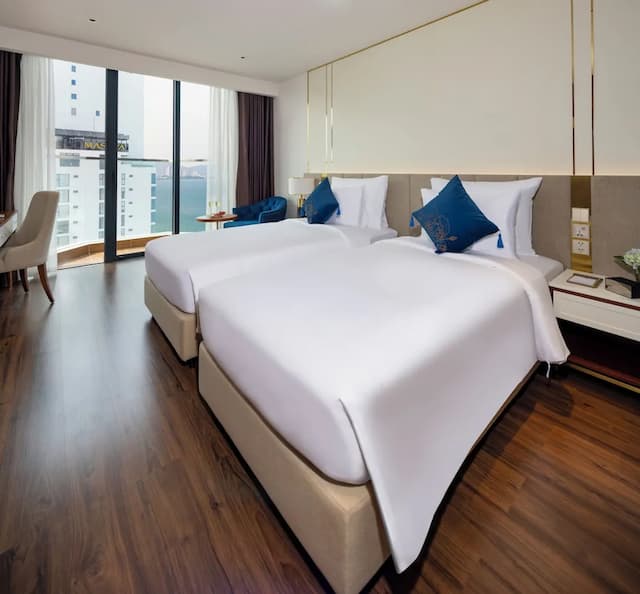 Best Western Premier Marvella Nha Trang-高级房, 2 张单人床, 阳台, 海景-1