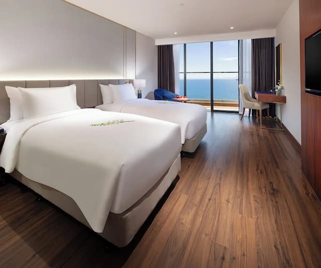 Best Western Premier Marvella Nha Trang-华丽客房, 2 张单人床, 阳台, 海景-5