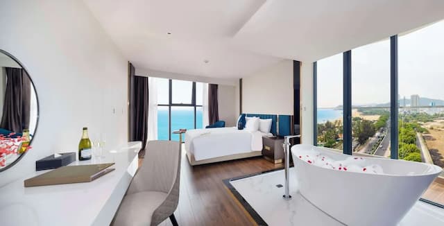 Best Western Premier Marvella Nha Trang-蜜月套房, 1 张特大床, 阳台, 海景-2