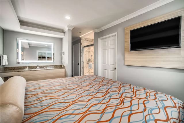 洛杉磯區貝爾溫德姆套房旅遊旅館-套房, 1 張特大雙人床及 1 張梳化床, 非吸煙房-5