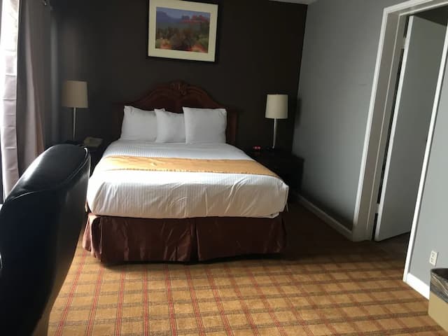 洛杉磯市中心騎士酒店-客房, 1 張加大雙人床-12